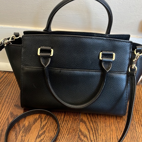 Kate Spade Black Purse with Adjustable, Removable Shoulder Strap Satchel - Picture 3 of 12